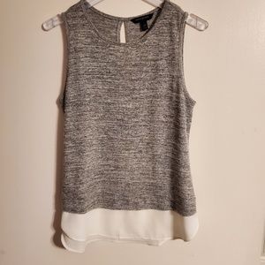 Banana Republic Sweat - Tank Top with fancy hem